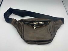 100% Leather Bum Bag Waist Belt Money Belt Fanny Pouch Holiday Travel Wallet