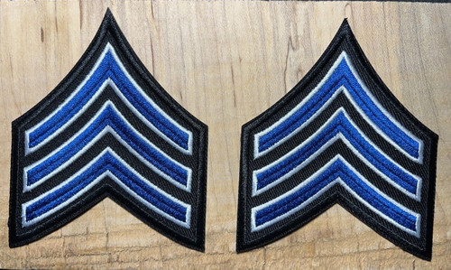 Chevron patches two sergeant - two,