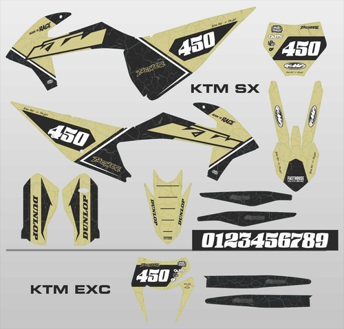 Ktm decal kit sxf exc - decal,