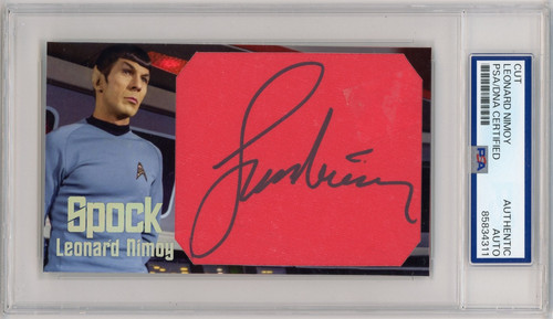 Leonard nimoy signed - leonard, custom