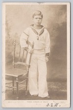 Prince Edward of Wales in sailor suit, Rotary Photo 392E