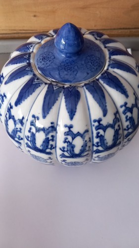 Vintage chinese blue white - chinese,