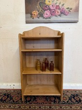 NEAT SIZED PINE OPEN BOOKCASE