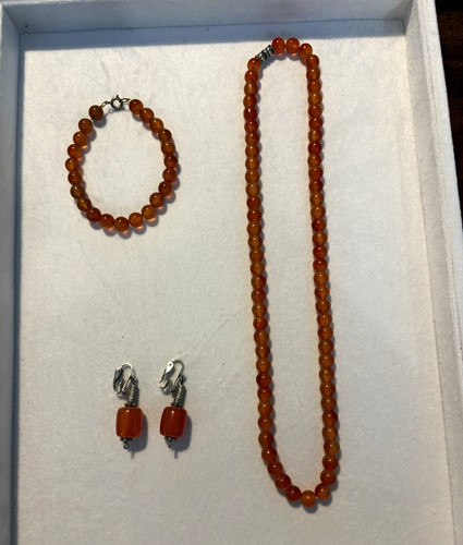 Vintage carnelian agate - vintage,