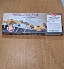 Guillow's Focke-Wulf (Laser Cut) balsa and plastic model kit READ DESCRIPTION 