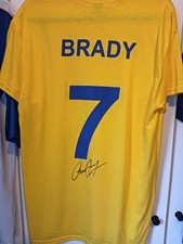 Arsenal Football Shirt Signed By Liam Brady! COA!