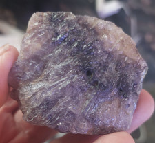 NATURAL BLUE JOHN FLUORITE SPECIMEN  TREAK CLIFFE 5.8 x 4.5 x 4.5 cms 149 gms #4