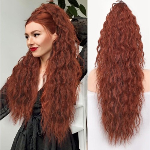 Big wavy claw ponytail - big,