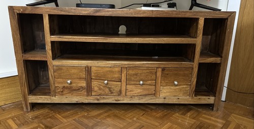Real wood corner unit - corner, tv