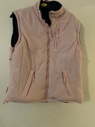 Joules reversible gilet pink - joules,