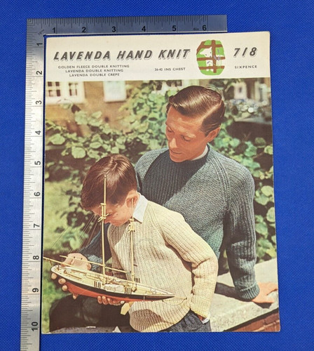 Lavenda hand knit 718 lister - hand,
