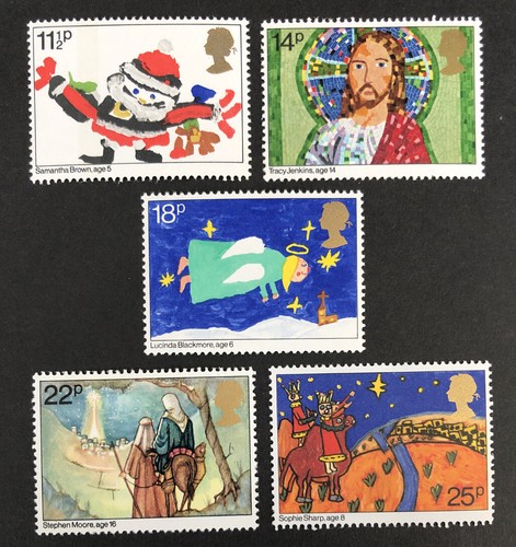 1981 mnh christmas - gb,