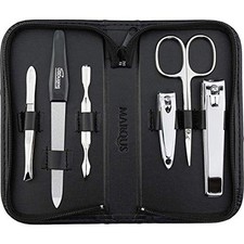 Solingen Manicure Set for Women and Men - 6-Piece Nail Grooming Kit - Pedicure