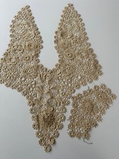 gorgeous antique lace collection. includes collar and cuff sets.