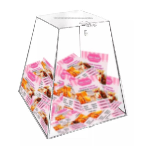 Acrylic donation box - acrylic, large