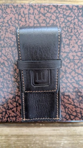 Dunhill leather lighter - dunhill,