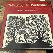 Telemann – 36 Fantaisies for Harpsichord – SVBX 5447 Box Set – Mint Vinyl / VG+