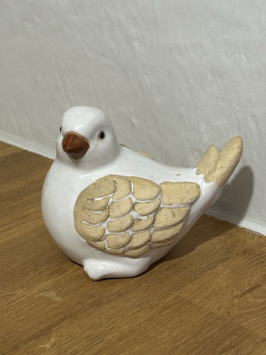 Ceramic pottery dove bird - ceramic,