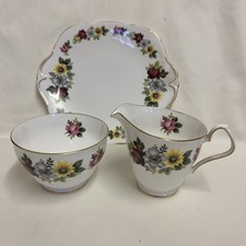 3 x Vintage Windsor Bone China