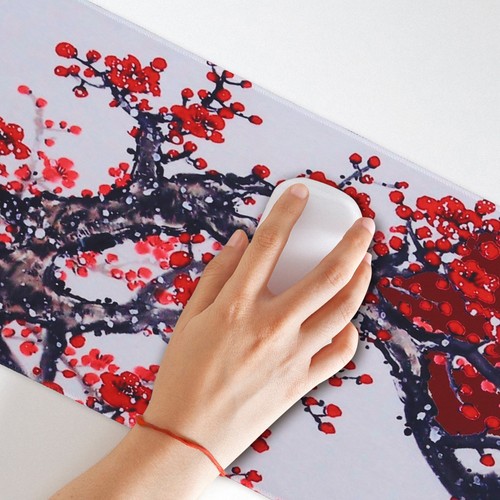 Cherry blossom mouse pad big - blossom,