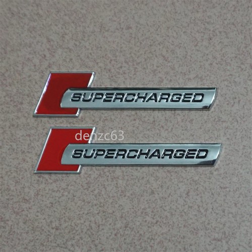 Red supercharged small - supercharged,