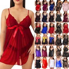 Plus Size Womens Sexy Lace
