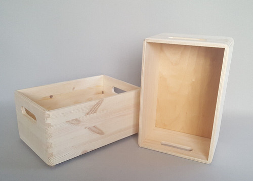 Wooden box small - 2x, size
