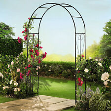 Garden Gear 2.2M Metal Swirl Arch Climbing Plant Support Archway Pergola Trellis