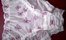 Sexy White Frilly Semi Sheer Women's Knickers Panties CD TV Sissy 32" - 42" 