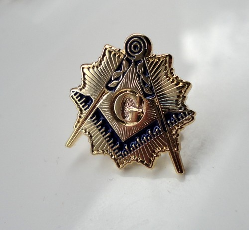 Pre owned freemason lapel pin - freemason,