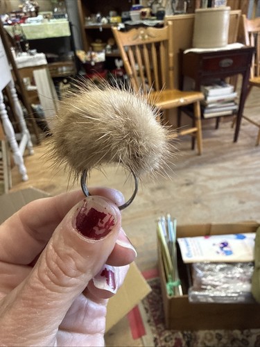 Mink fur ring home interior - mink,