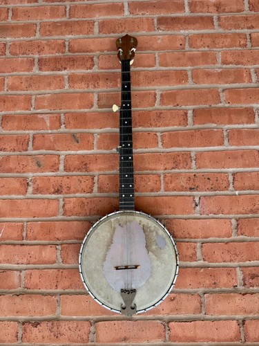 Antique brass banjo - antique,