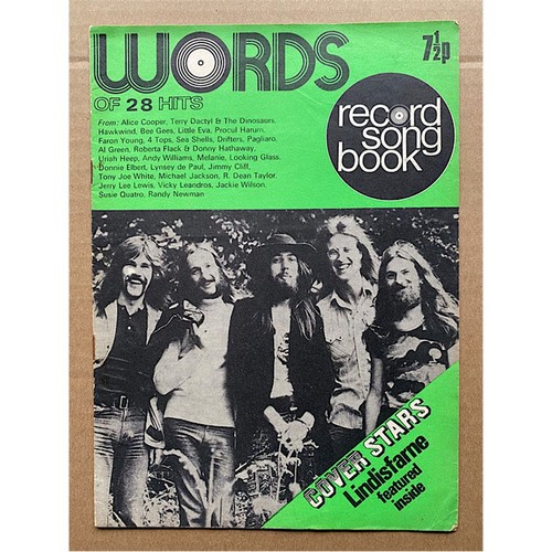 Lindisfarne record songbook - lindisfarne,