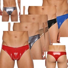 Mens Sexy Pu Leather Underwear