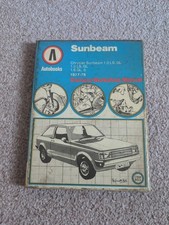 Chrysler Sunbeam Owners Workshop Manual 1977-1978 Hardback Book