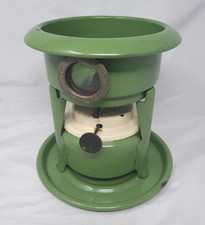 Vintage Green Haller Kerosene Enamel Stove