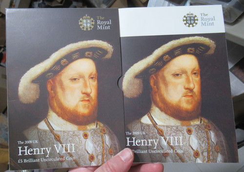 2009 royal mint henry viii - mint,