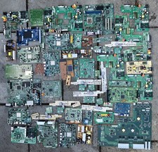 Over 8.5kg of computer & AV boards, PCBs for precious metals gold scrap recovery