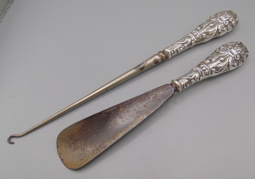 Victorian silver repousse - victorian,