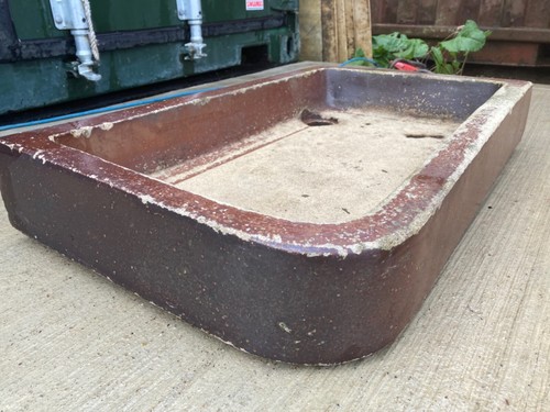 Reclaimed trough sink - trough,