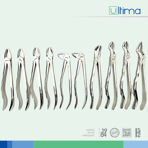 Tooth extracting forceps for - extracting,