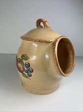 Hornsea - Yeovil - Salt Pig / Keeper / Cellar - Fruit Pattern - Vintage Pottery