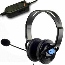 NEW HEADSET HEADPHONE FOR PLAY STATION 4, ULTRA LIGHTWEIGHT & SENSITIVE MIC