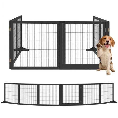 Pawhut freestanding pet dog - pet,