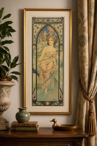 Alphonse mucha awakening - mucha, “awakening