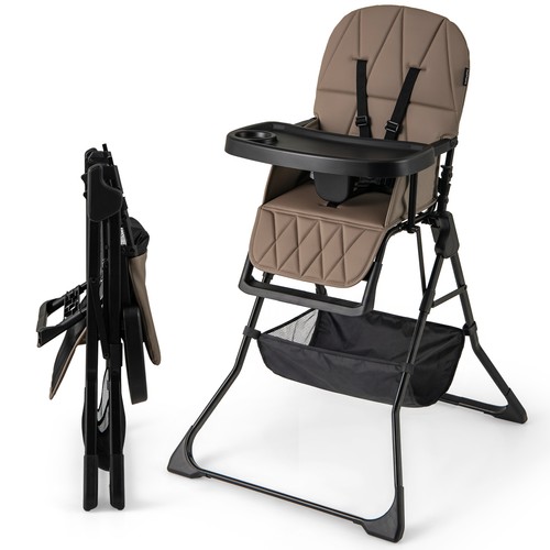 Costway foldable high chair - high,