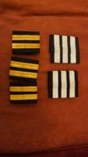 Two Bar Gold and Three Bar Silver Epaulettes - Aircrew - First Officer