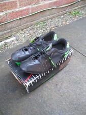 Diadora Record Nero Verde Fluo