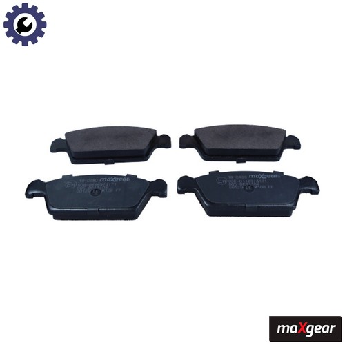 Brake pad set disc - set,