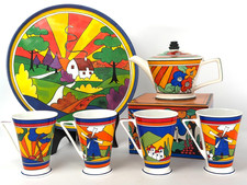 Clarice Cliff Inspired Tea Set